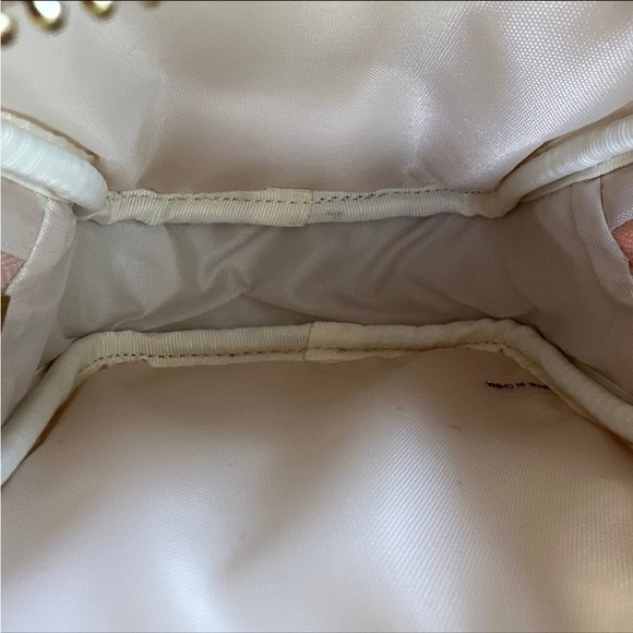 🆕 Stoney Clover Lane Vegan Leather Pink Shell Embossed Peach Mini Pouch - Picture 5 of 6